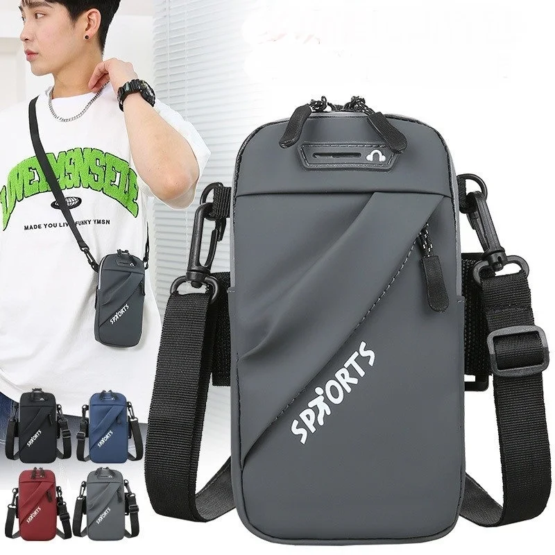 

Arms wrapped outside the single shoulder BaoHu movement running mobile arm package 2023 new men's and women's fitness breathable