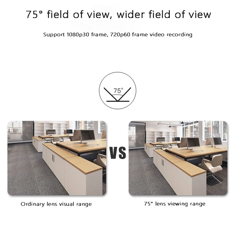 Модуль камеры 1080P 5 миллионов пикселей 1 8 диафрагма 75 ° Широкий угол чип OV5647 для