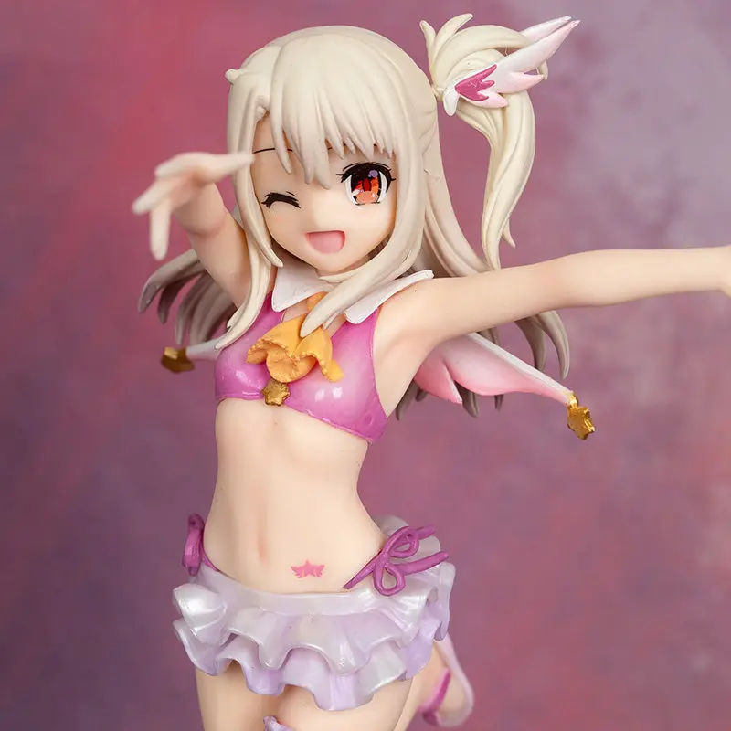Фото Коллекционная фигурка Fate Magical Girl Illya в купальнике, японское аниме, ПВХ-модель, украшение для рабочего стола, для любителей аниме-коллекций №3