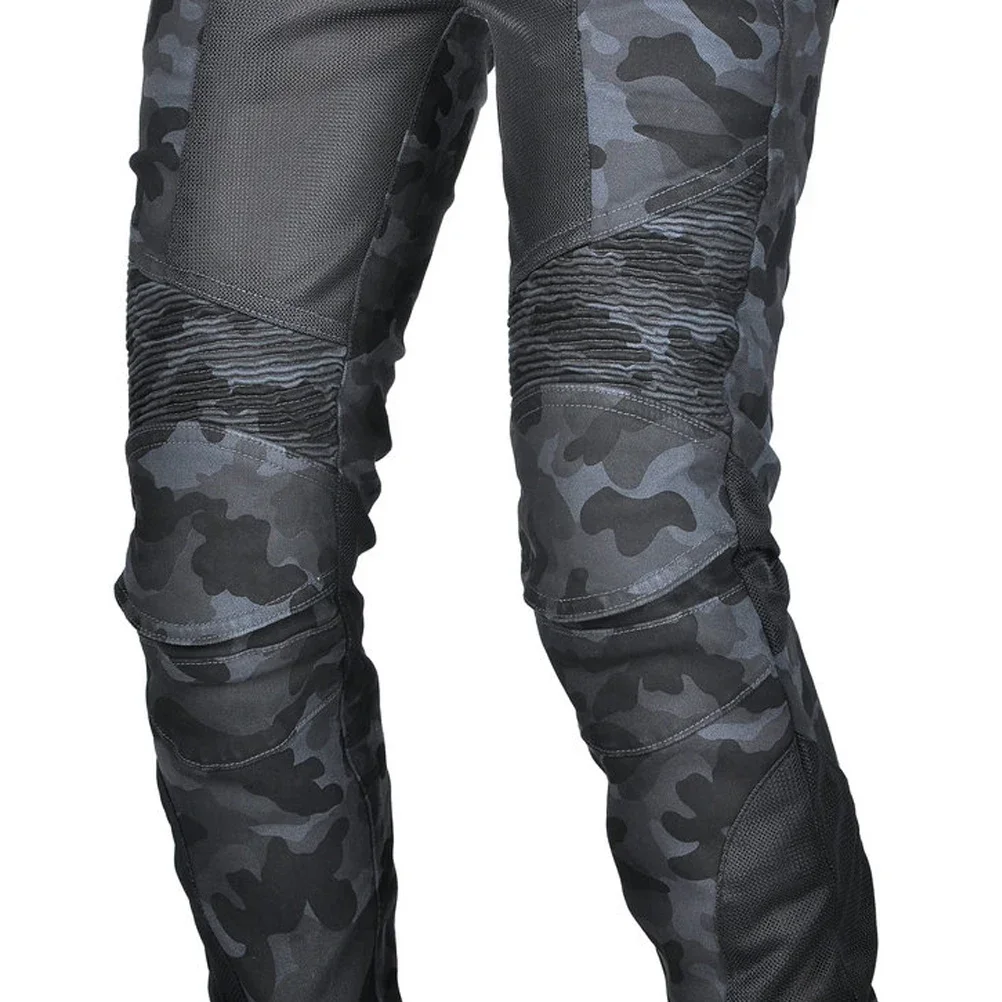 Женские защитные брюки для езды на мотоцикле камуфляжные из силикагеля с 4