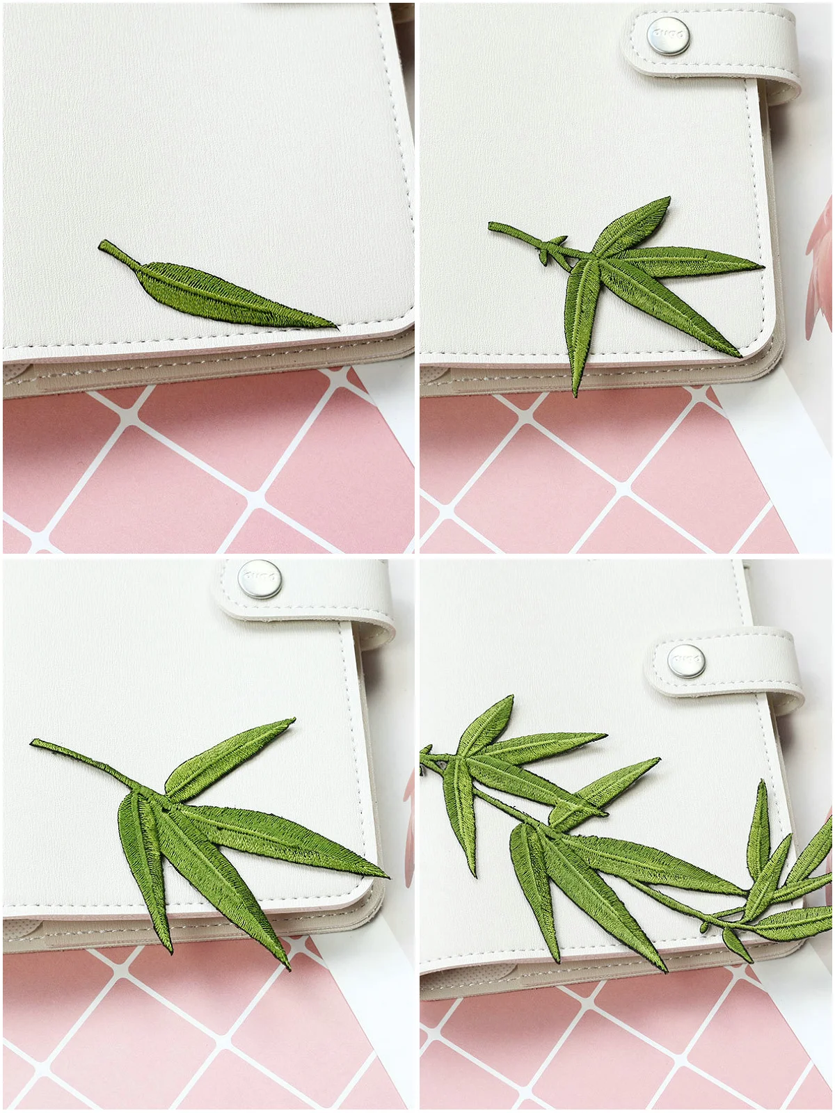 4 шт. термостойкая паста для глажки с вышивкой из бамбука