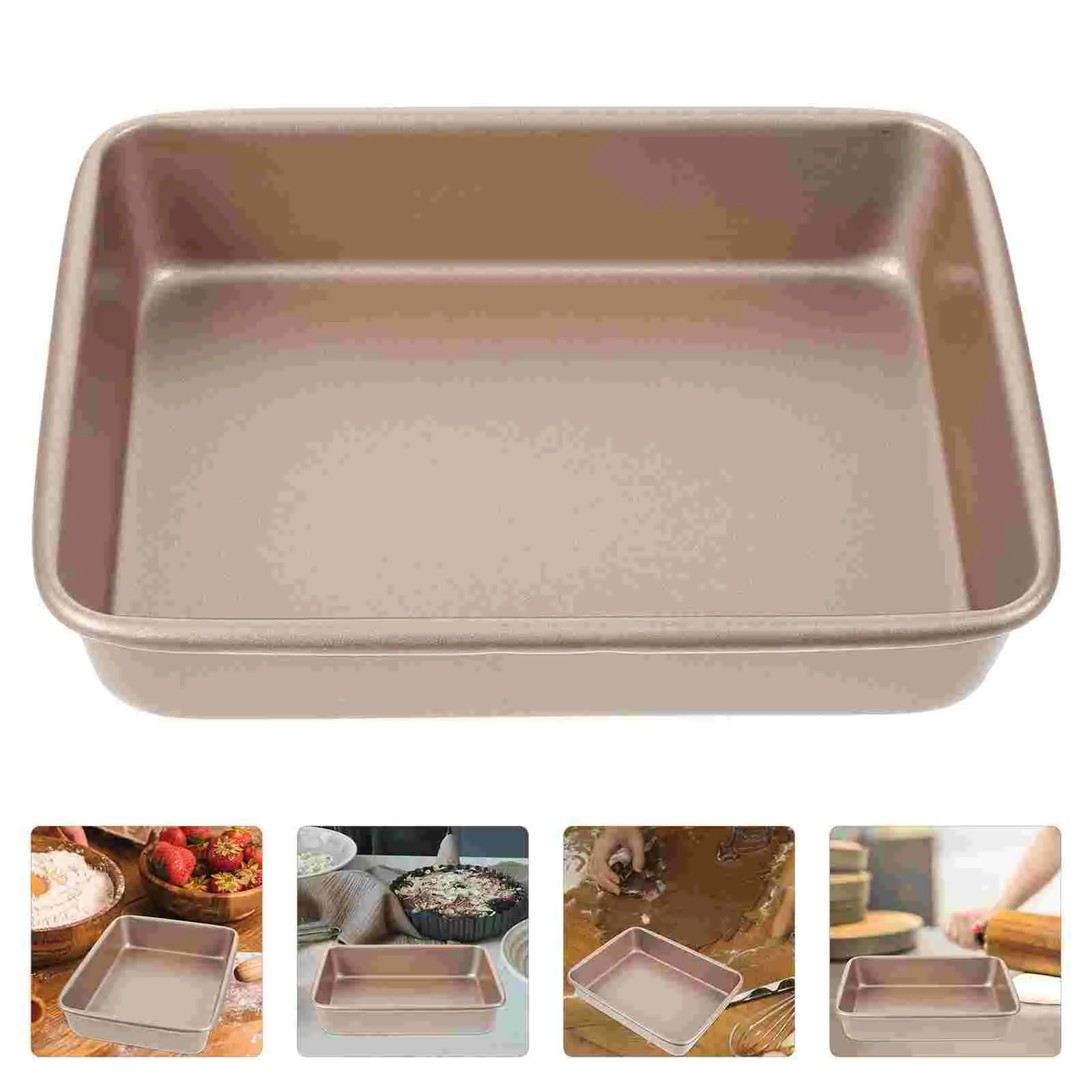 

Baking Molds Cookie Pan Rectangle Tray Trays Oven Kitchen Cake Crackers Pans Carbon Steel Bakeware