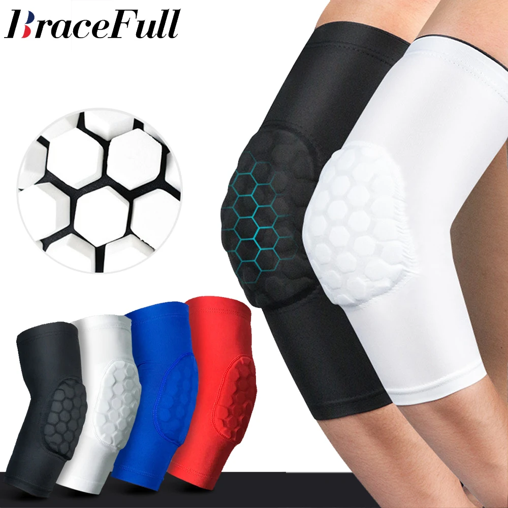

1Pcs Elbow Compression Sleeve Sports Arm Forearm Brace Support Honeycomb Pad Crashproof Basketball Cycling Arm Guard Sleeve