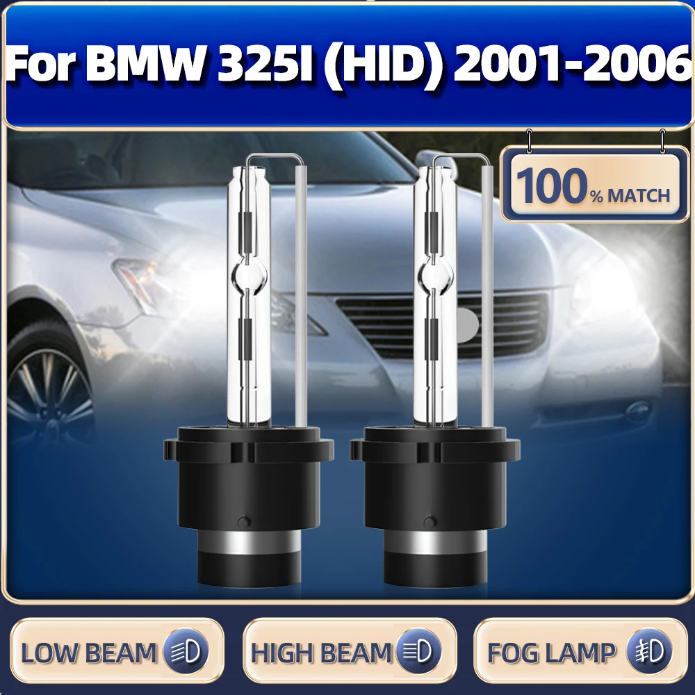 

12V Xenon Headlight Bulbs 35W 20000LM Car Headlamp 6000K White Xenon Light For BMW 325I (HID) 2001 2002 2003 2004 2005 2006