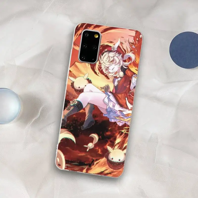 Klee Genshin Impact Phone Case for Samsung S21 A10 for Redmi Note 7 9 for Huawei P30Pro Honor 8X 10i cover