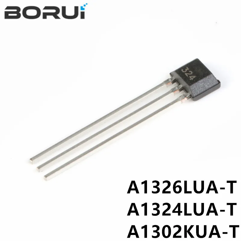10шт/лот A1324LUA-T A1326LUA A1302KU Датчик Холла эффекта 324 Высокая точность линейности TO92 Малошумящий линейный датчик Холла