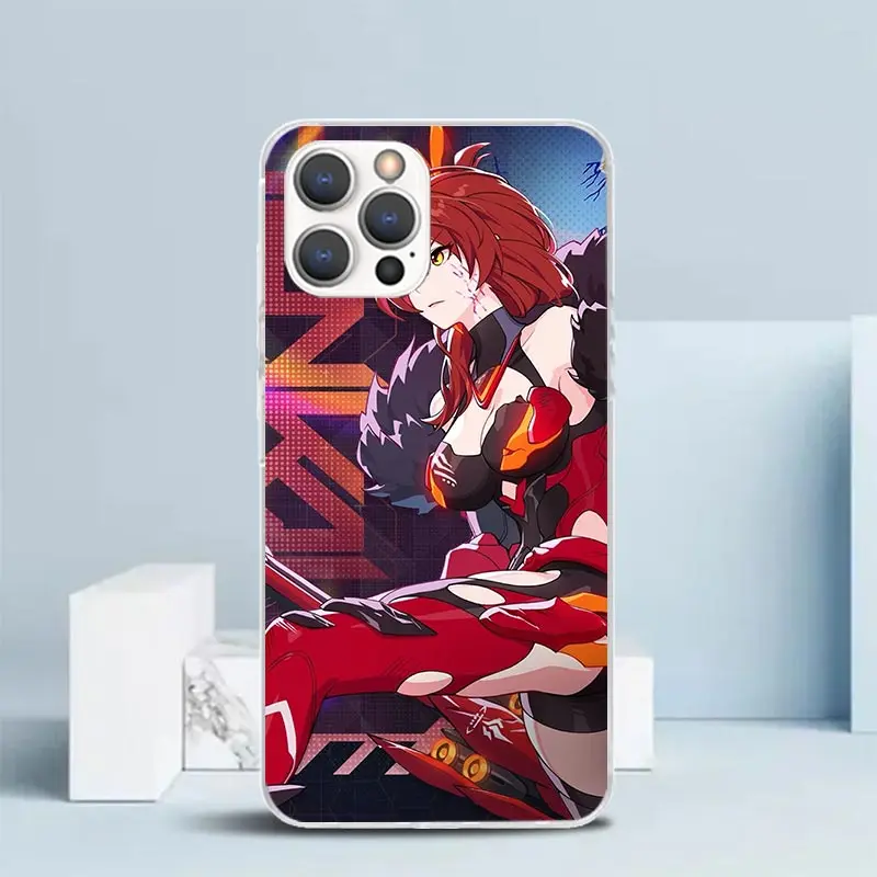 Чехол для телефона Honkai Star Rail Himeko для iPhone 16, 17, 17E, 16E, 15, 14 Plus, 13 Mini, 12, 11 Pro Max, 7, 8 + SE 2020, мягкий чехол из ТПУ 16 (art.: 3920db1aeb09e) - 3920db1aeb09e