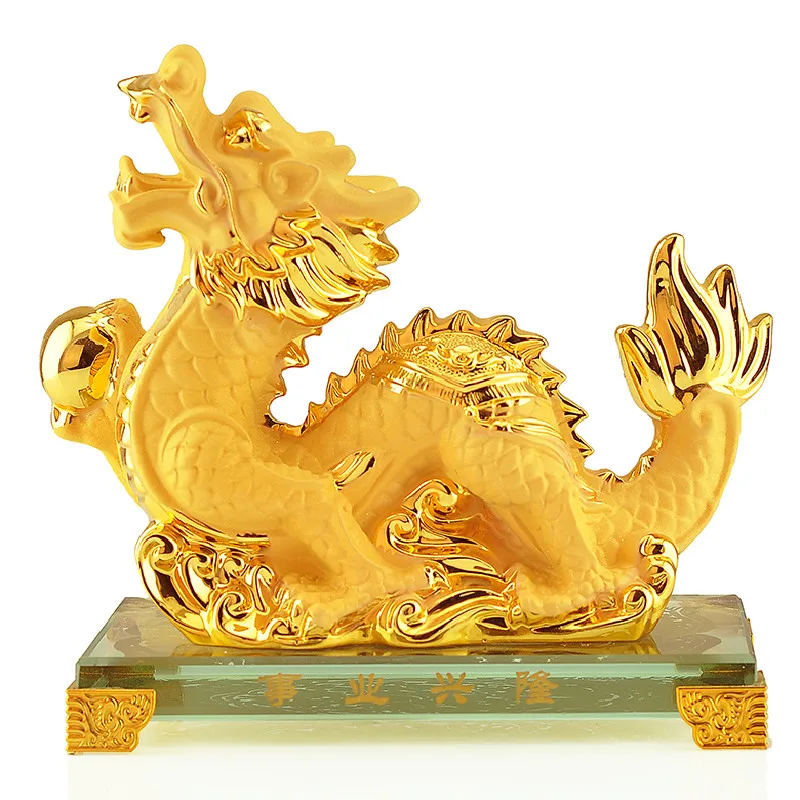 

Chinese Style Sculpture Zodiac Ornaments Decorations Gifts Resin Crafts Lucky Money Living Room TV Cabinet Opening Gifts