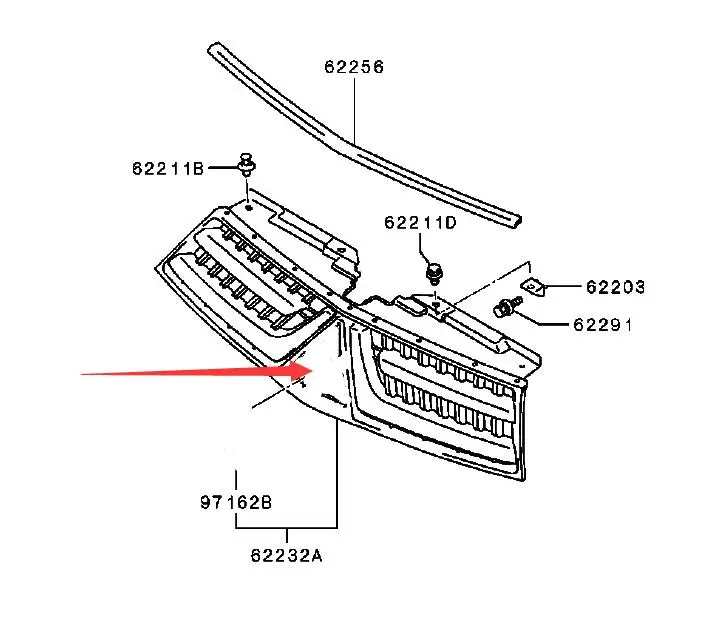 

Pajero Sport2/3 2010-2021 MN167684 MARK,THREE-DIA CHROME W/O FCM