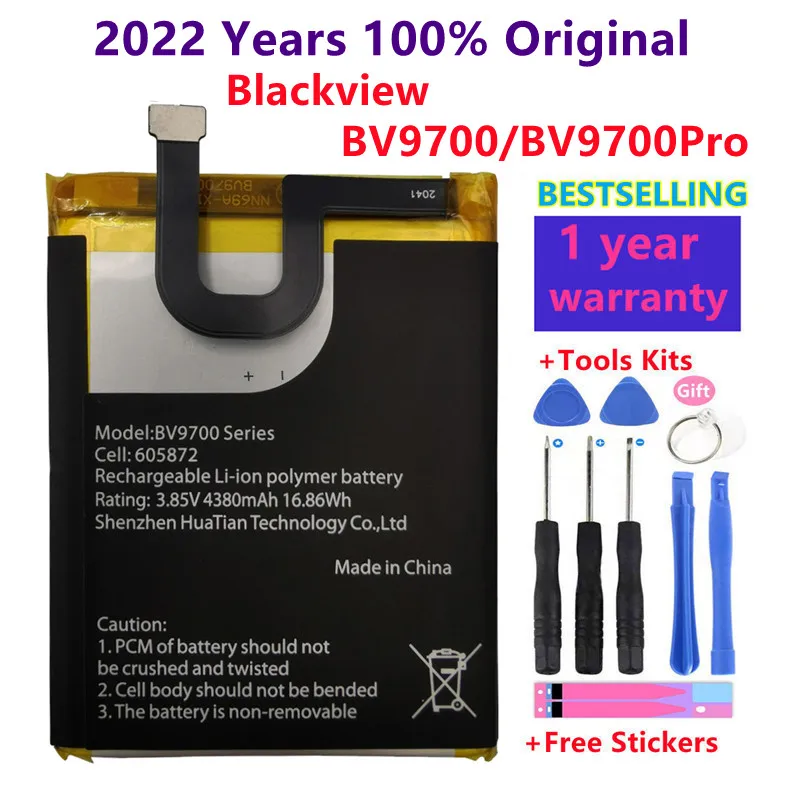 

100% Original Blackview 4380mAh Replacement BV9700 Battery For Blackview BV9700 / BV9700 Pro Original Mobile Phone Batteries
