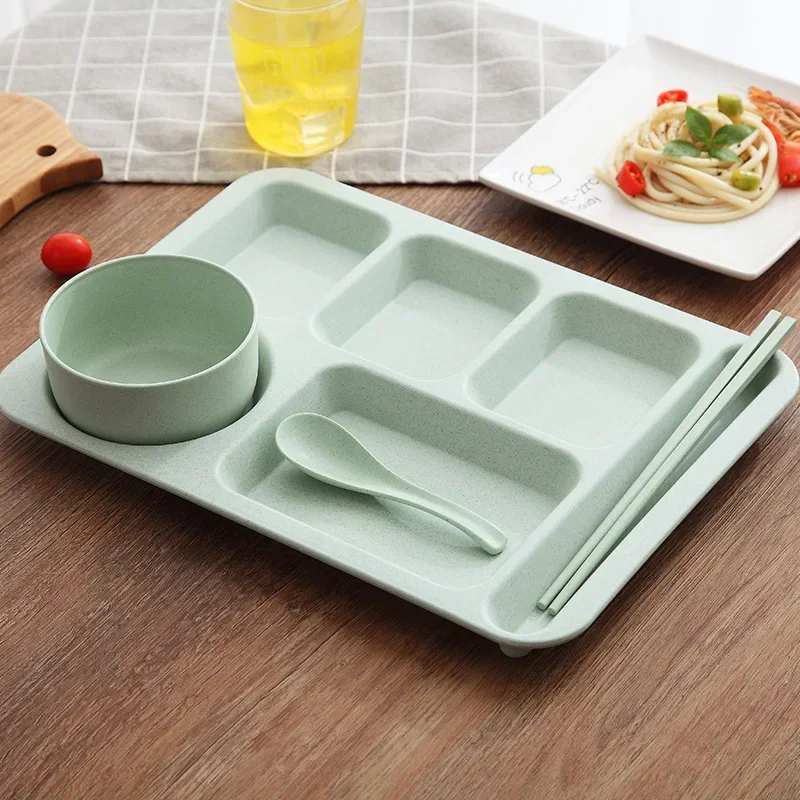 Керамическая Разделенная Тарелка Белый Фарфоровый Сервировочный Поднос Для