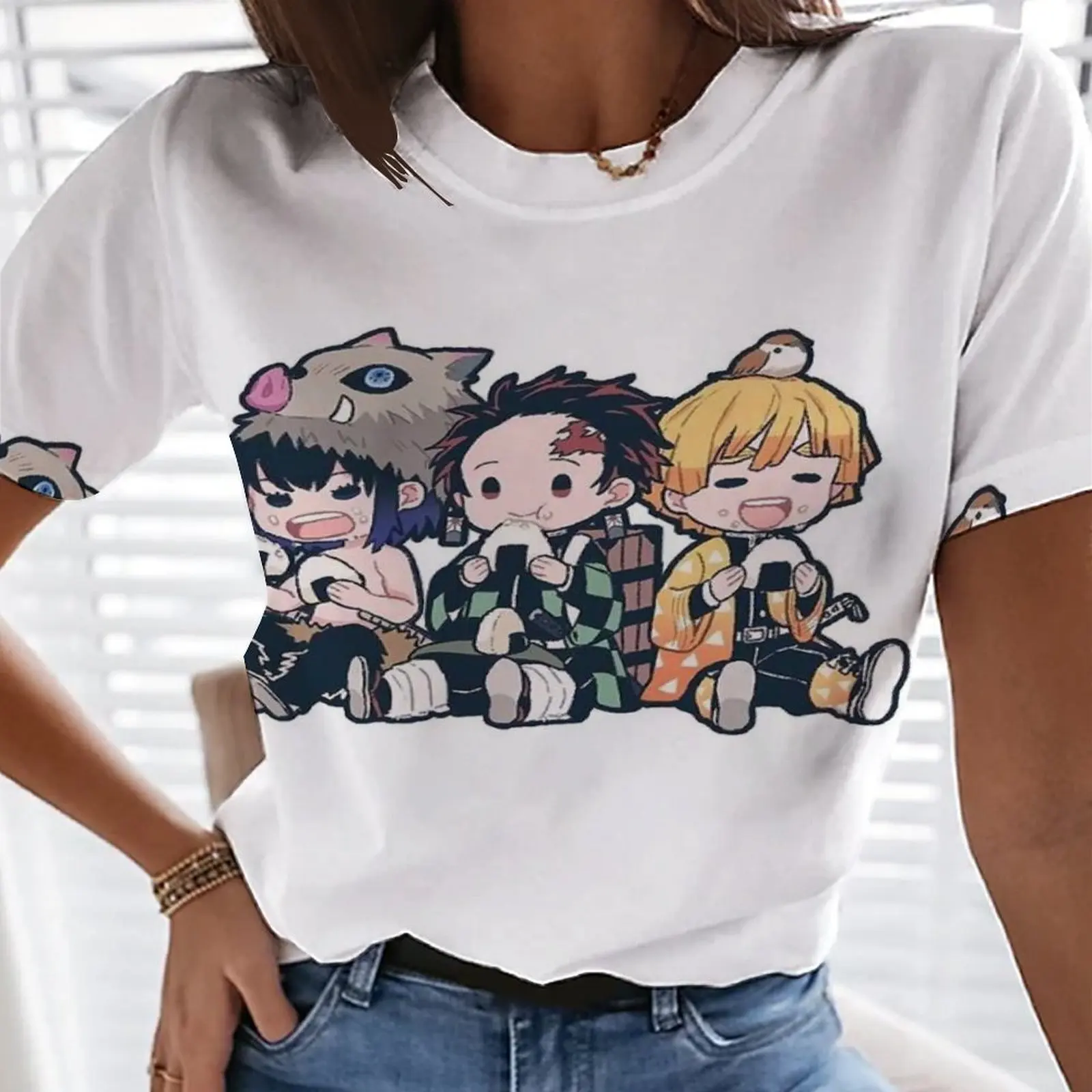 

Женская летняя футболка с коротким рукавом и принтом