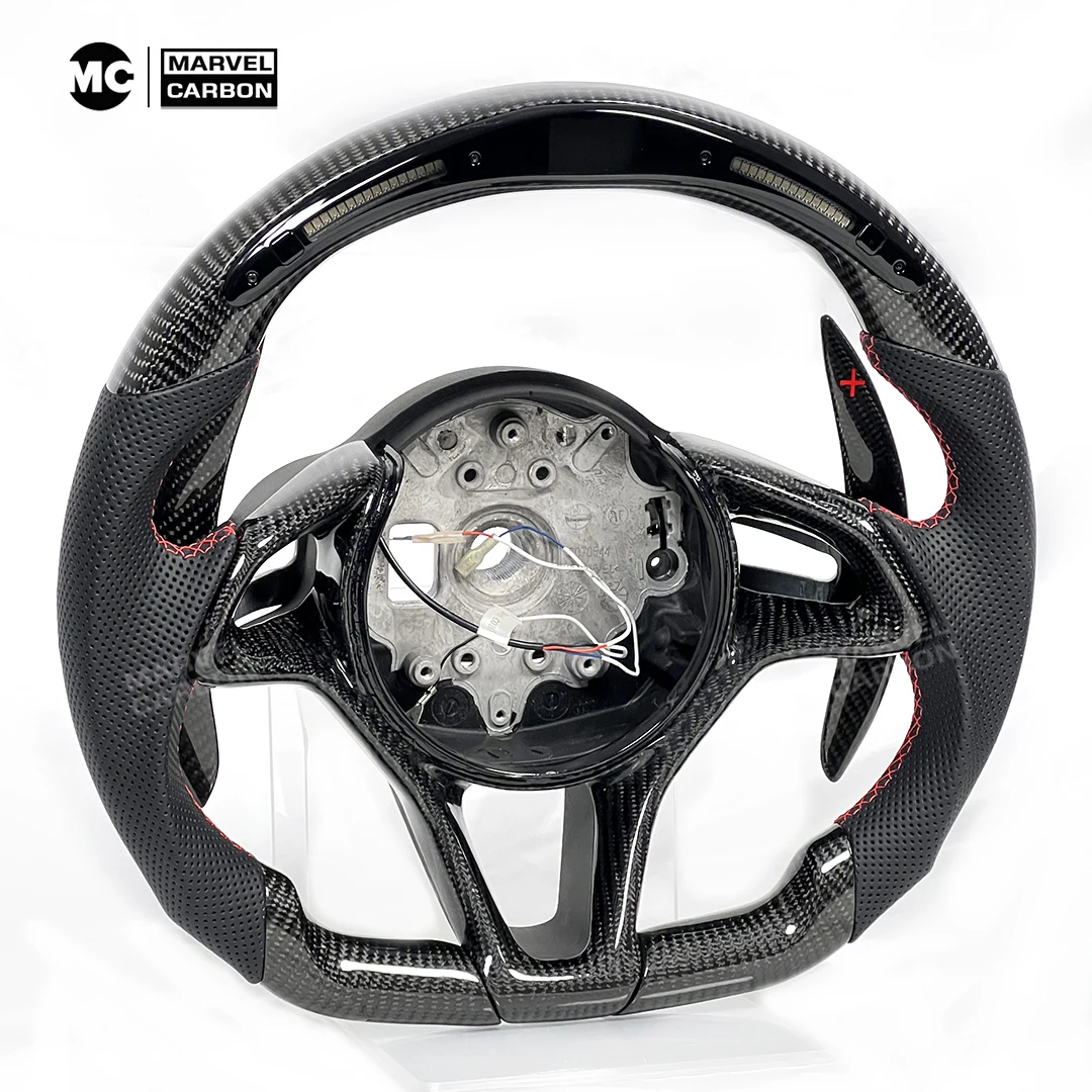 Светодиодный дисплей на руль из углеродного волокна совместимый с McLaren 720S 520S