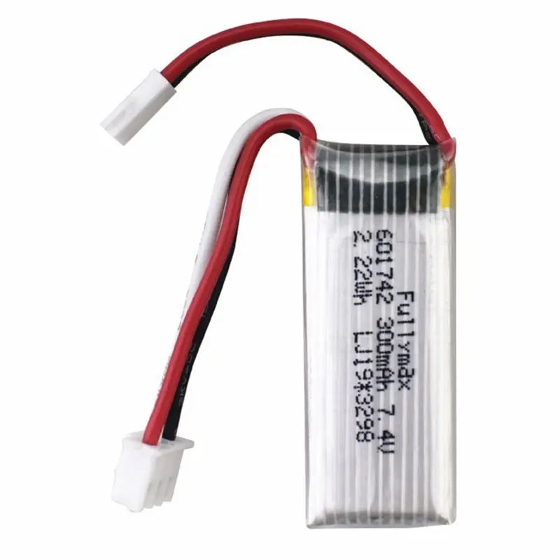 Фото Аккумулятор Li-Ion ABTJ-2X 7.4V 300мАч для радиоуправляемых планеров F959 XK A600 A700 A800 A430 №4