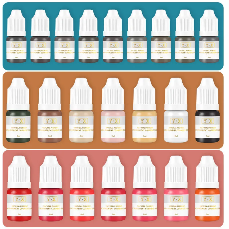 

Tattoo Pigment for Semi Permanent MakeUp Sets Tint Eyebrow Eyeliner Lips Beauty Microblading Tattoo Ink Pigments