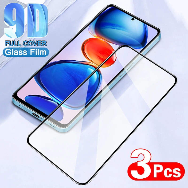 

3 шт. защитное стекло экрана для Redmi 10 10A 10C 9 9A 9C 9T для Note 11 11T Pro Max 11S 10 10S 9 9S 8 полное покрытие HD закаленная пленка
