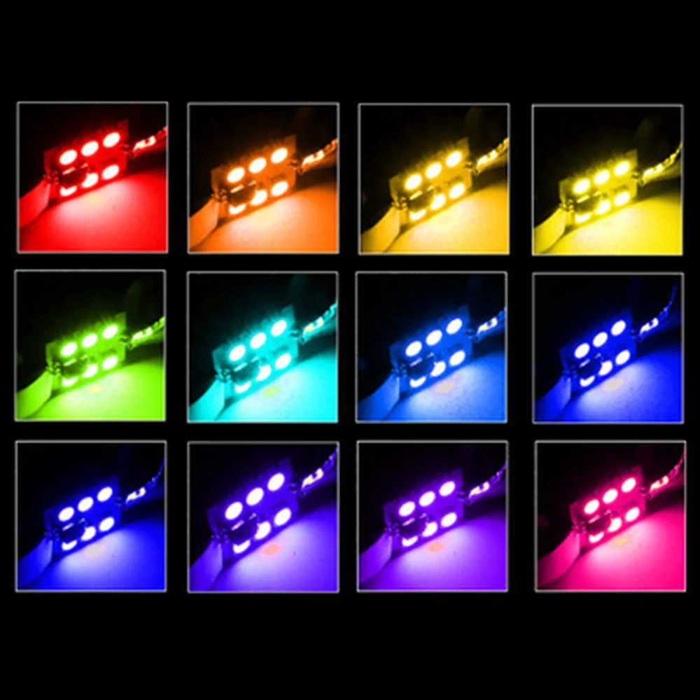 

2 PCS/Set Reading Light Flash Mode Multi Color Controlled RGBW LED Remote Control SMD 5050 90-100LM/W 2 PCS/set