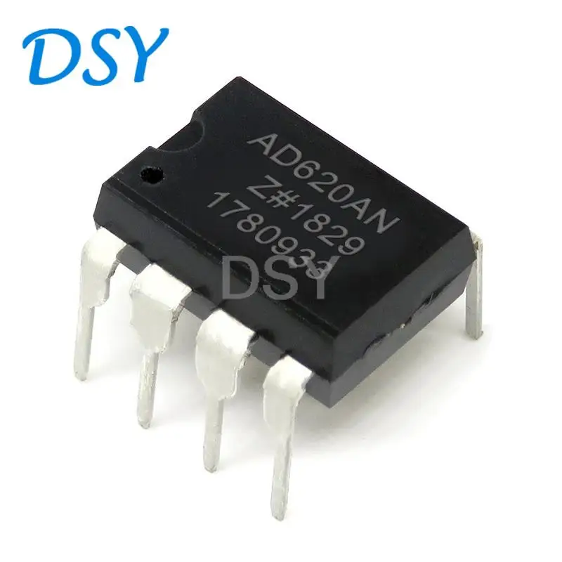 

5 шт. Новый AD620AN усилитель измерительных приборов с низким/низким уровнем мощности, чип DIP-8