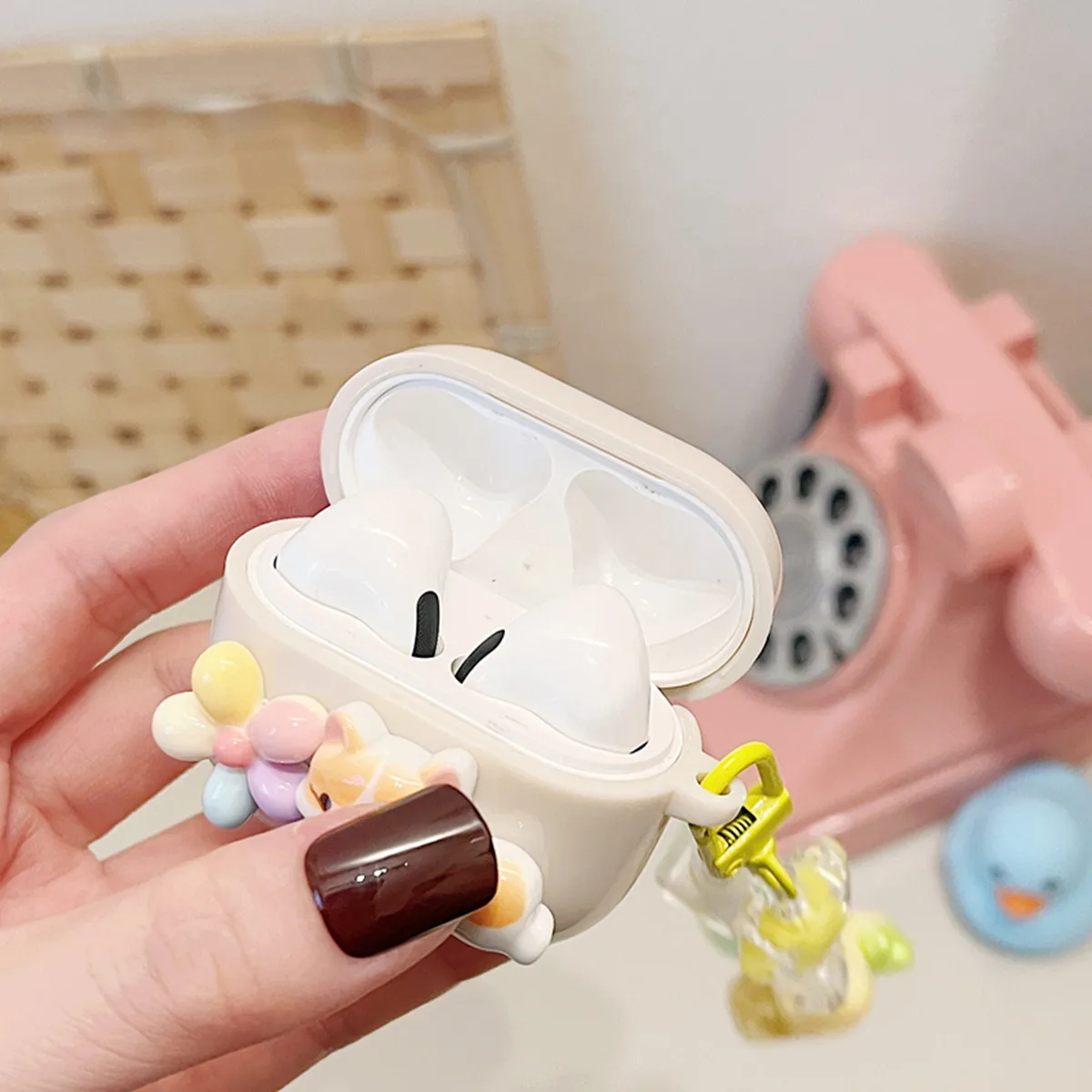Чехол для наушников совместимый с Huawei Freebuds se 2 защитный чехол милым мультяшным