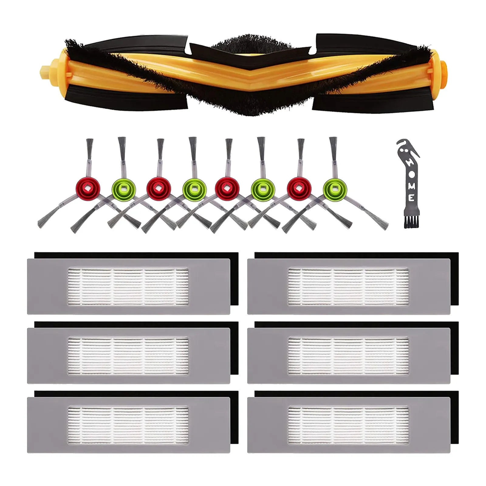 

16 шт., аксессуары для пылесоса Ecovacs Deebot Ozmo 920 950 T5 T8 AIVI T8 Max T9 Max T9 Power N7 N8 N8 +