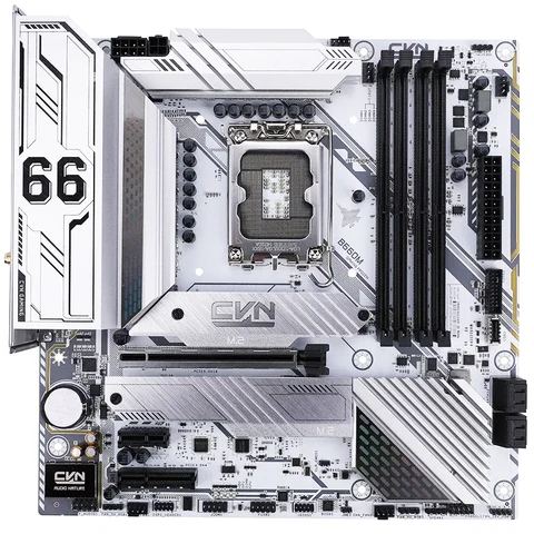 Материнская плата B660 CVN B660M GAMING FROZEN V20 LGA1700 для процессора 12-го поколения Φ/4,0 AX201 WiFi 6 оригинал в коробке Новинка