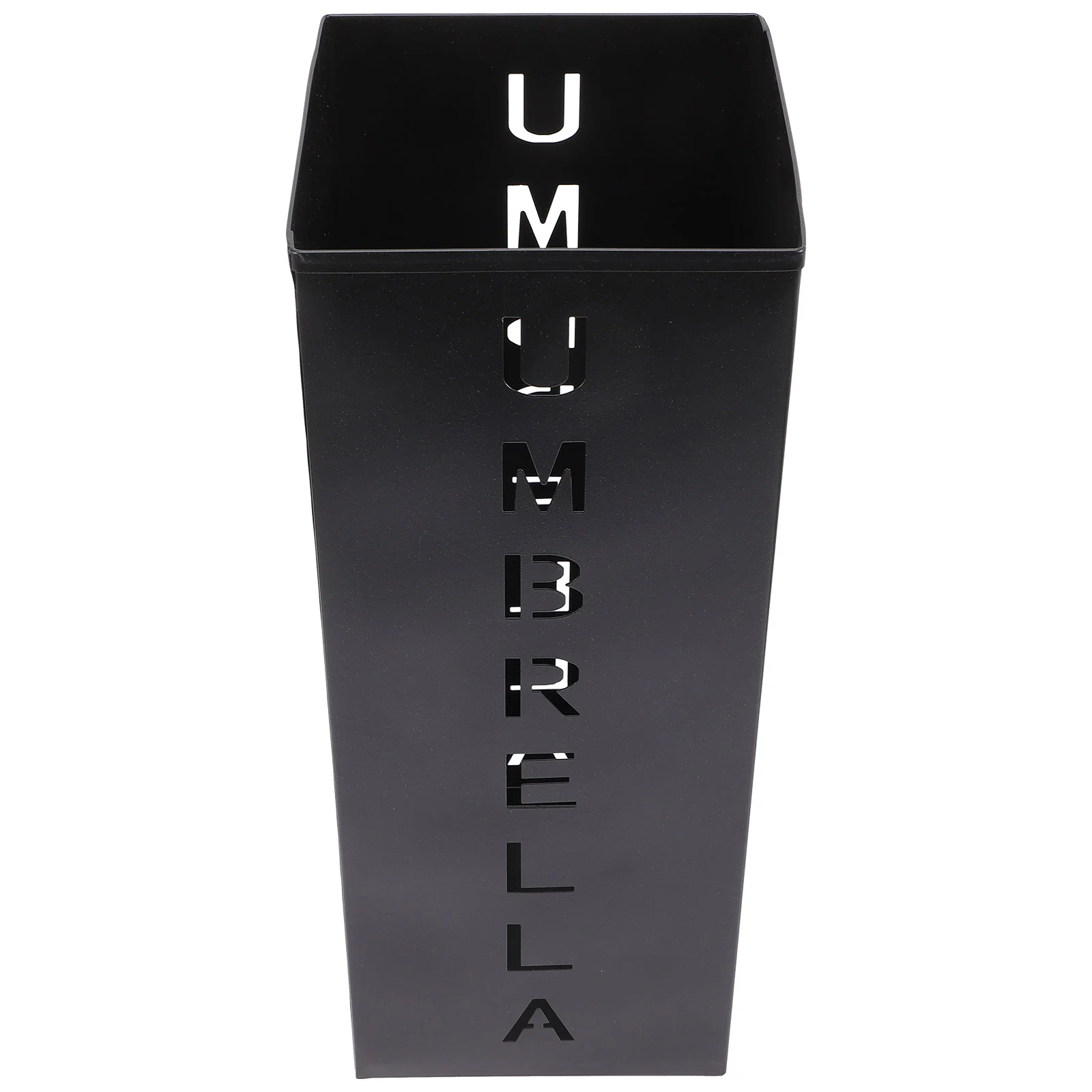 

Indoor Decor Square Umbrella Space-saving Holder Storage Rack Shop Multifunction Rain Wrought Iron Bucket