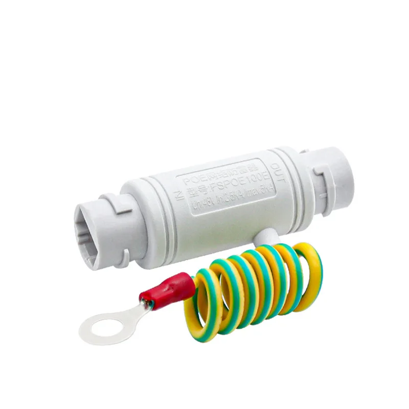 Гигабитный сетевой грозозащитный разрядник POE от 12 В до 57 В, 1000 м, система видеонаблюдения AP, сигнал RJ45, наружный водонепроницаемый громовой защиты от перенапряжения