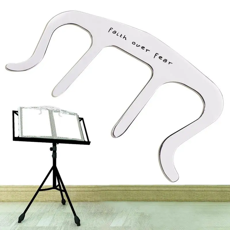 

Держатель для музыкальных страниц, из нержавеющей стали, зажим для музыкальных нот, бумажная подставка, Студенческая версия для ежедневног...