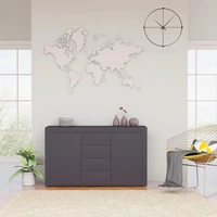 buffets and sideboards cabinet with storage home modern decor gray 47 2x14 2x27 2 chipboard
