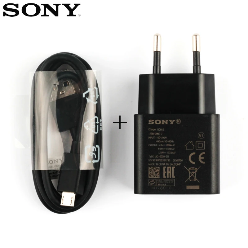 Адаптер для быстрой зарядки Sony UCH10 SuoniXperia XZ Pro X XZ1 Z5 C5 Ultra E5 E6883 Performance F3113 G8342 P
