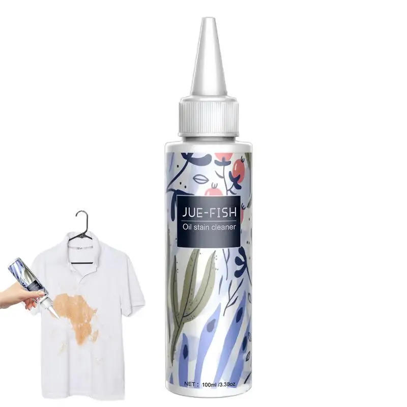 

Clothes Oil Stain Remover 100ml Laundry Spray For Fresh And Set-In Clothing Stains Natural Laundry Stain Remover Spray Clothes