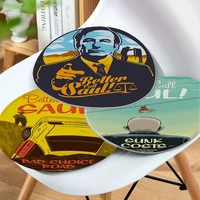 better call saul goodman classic movie nordic printing dining chair cushion circular decoration seat for office desk buttock pad