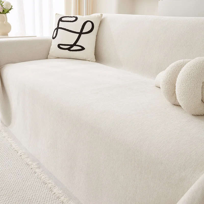 elska w jednolitym kolorze Letnia fajna narzuta na sofę Ręcznik Anty-kot Scratch Pełny koc Antypoślizgowy ręcznik kanapę dla dzieci