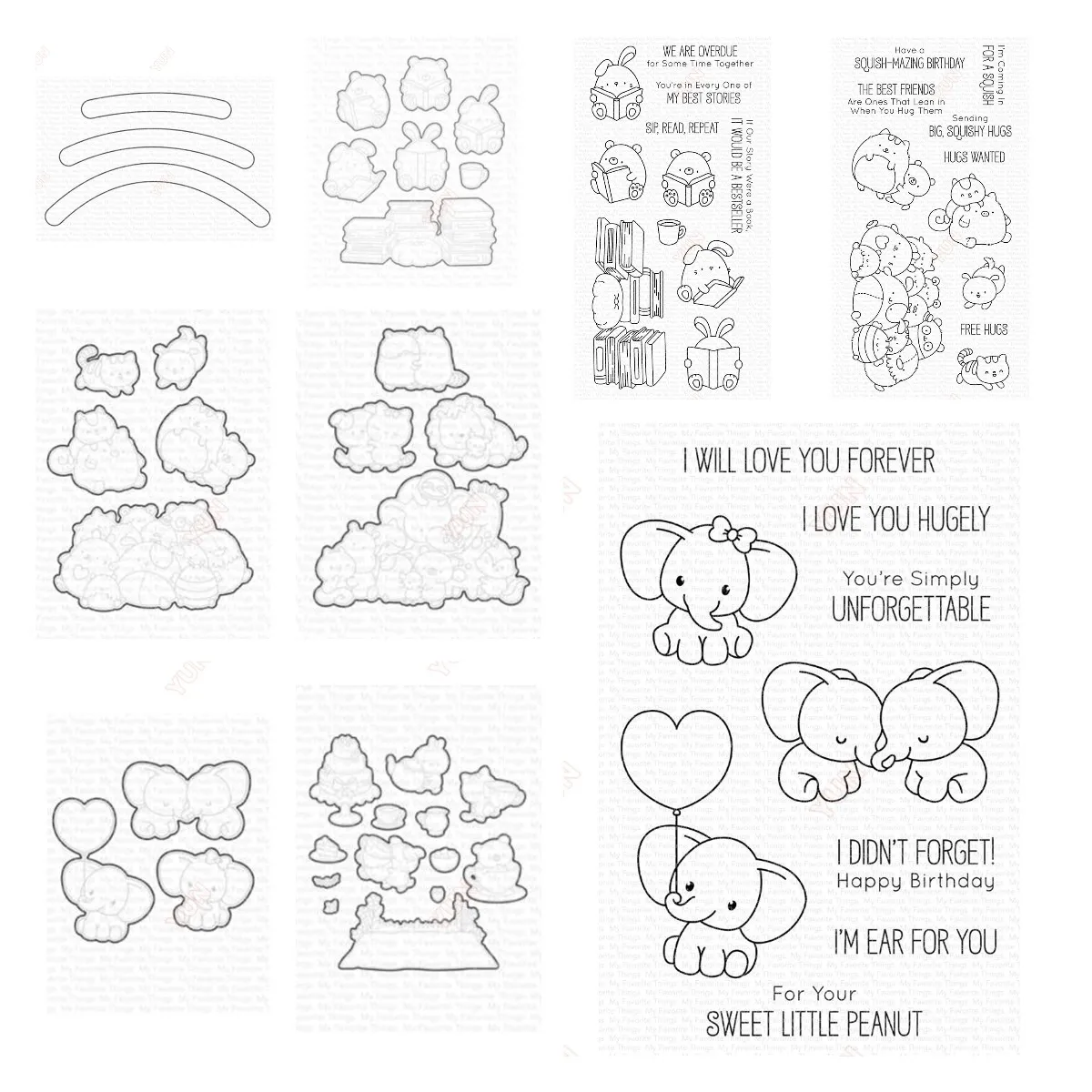 Милые маленькие книжки в виде арахиса и знакомые сжимаемые обнимашки новые