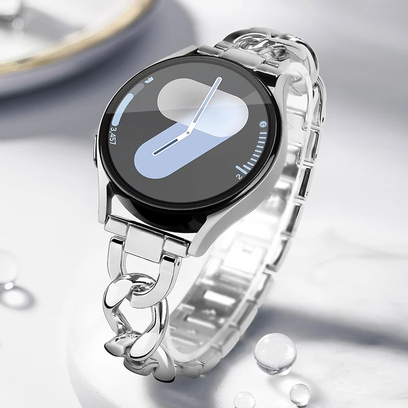 Ковбойский ремешок-цепочка для Samsung Galaxy Watch 7 FE 6 Classic 5 4 40 44 мм 43 47 Ремешок Pro 45