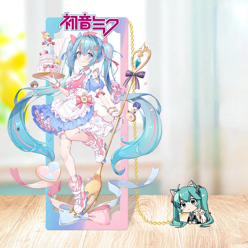 Металлические закладки Hatsune Miku подарок для фанатов аниме Аниме фигурки