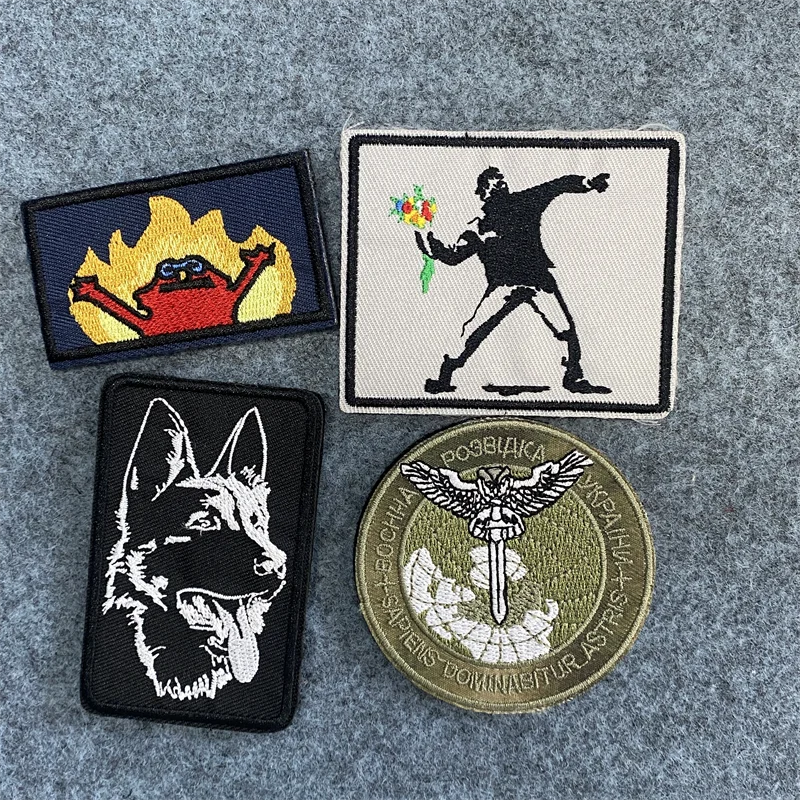 Call of Duty Eagle нашивка в виде меча овчина собака тактическое моральное оформление