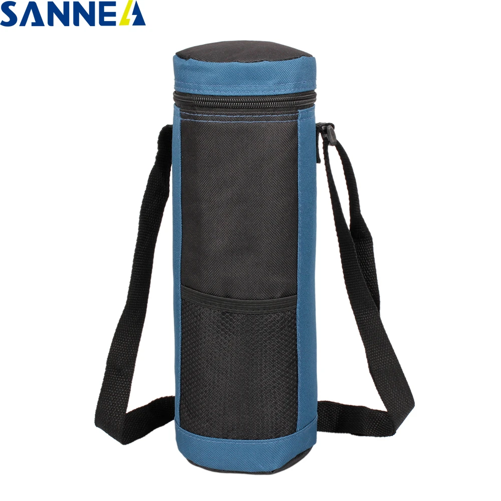 SANN 1.5L Round Insulation Lunch Bag Thermal Oxford Cooler B
