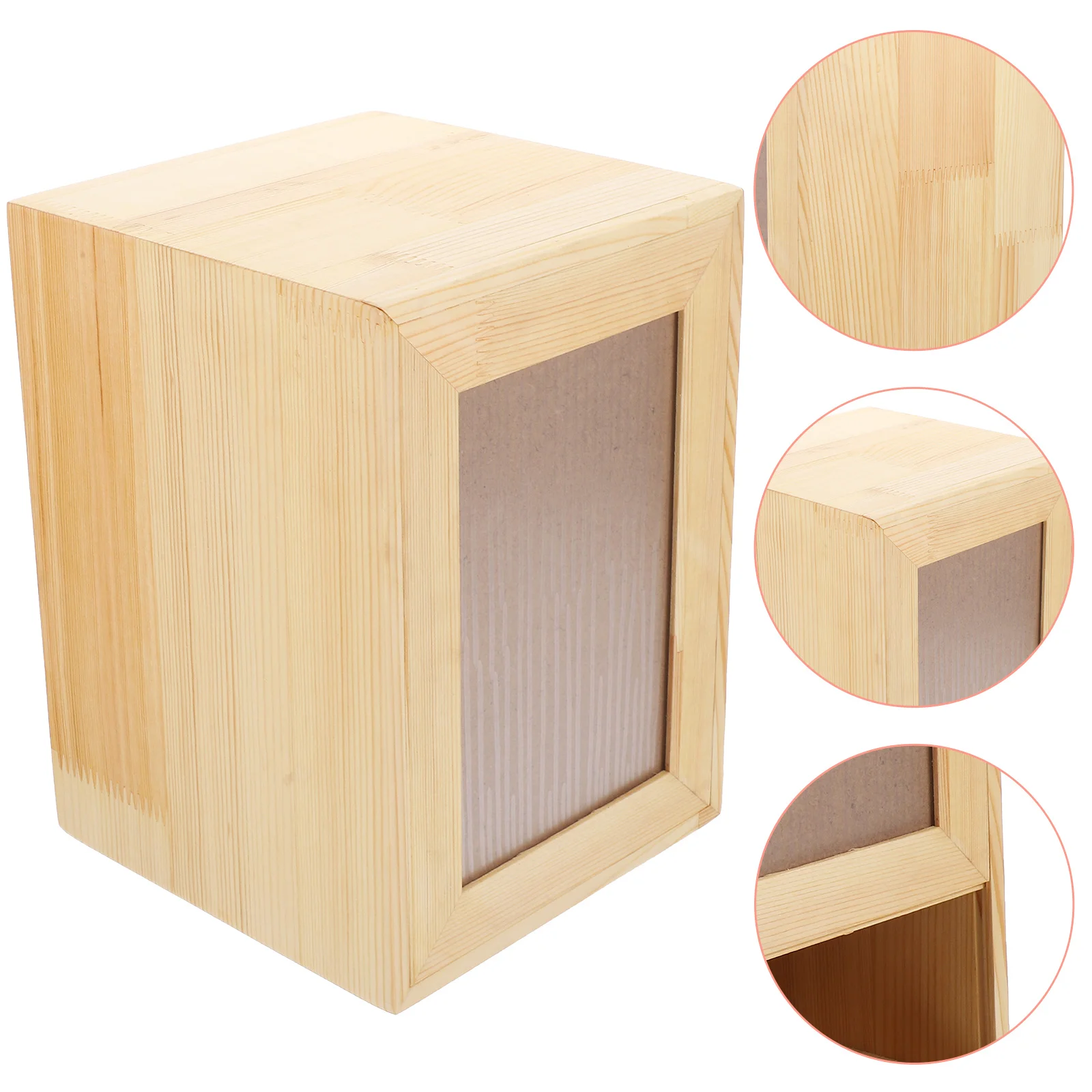 

Памятные деревянные урны для домашних питомцев, урны для похорон в виде золы для мамы, пепса, для мам, с фоторамкой