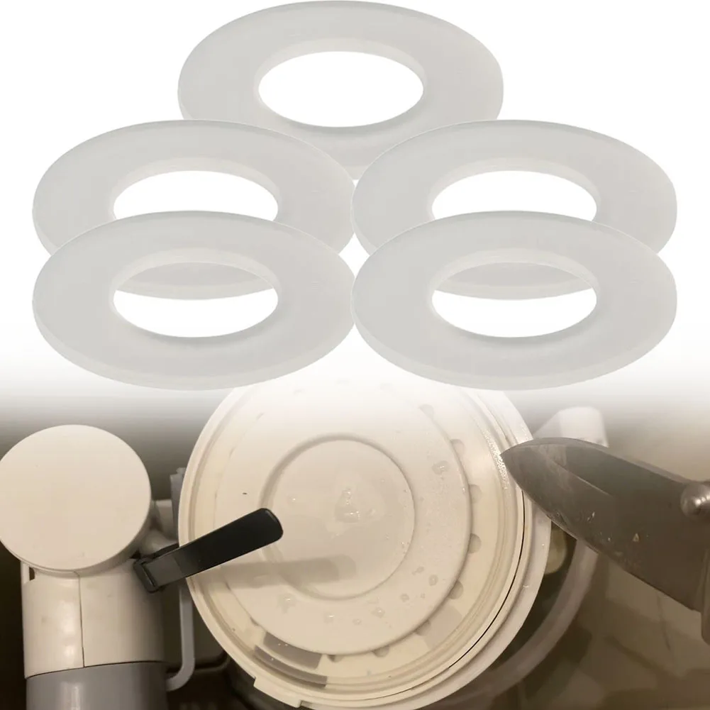 

5pcs/set Drain Valve Water Stop Seal For Geberit Silicon Rubber Flush Valve Seal Washer Diaphragm 816.418.00.1 Bathroom Parts