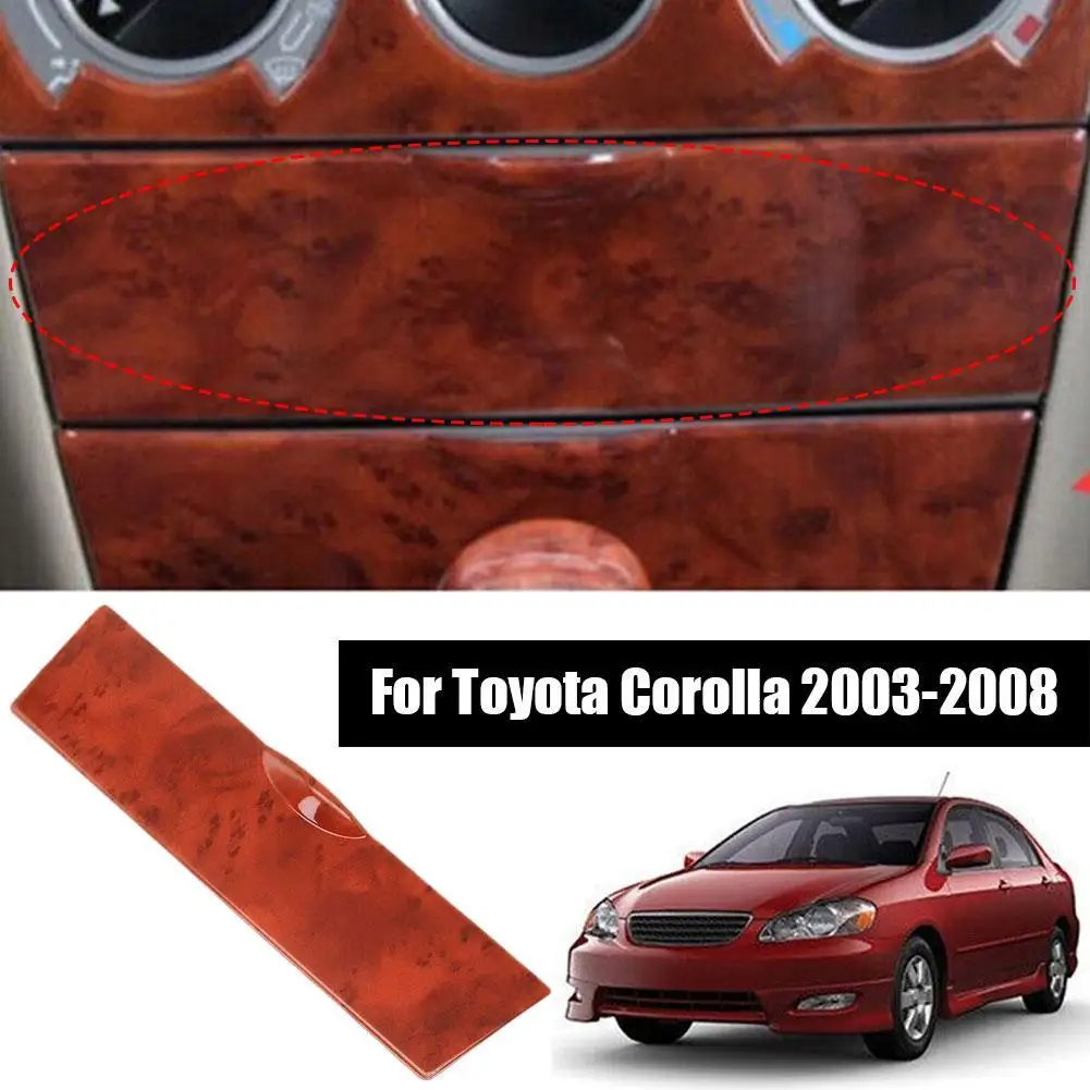

Car Center Console Storage Box Panel Cover For Toyota For Corolla 2003-2008 Peach Wood Grain Cover Plate Car Interior Acces Q0T7
