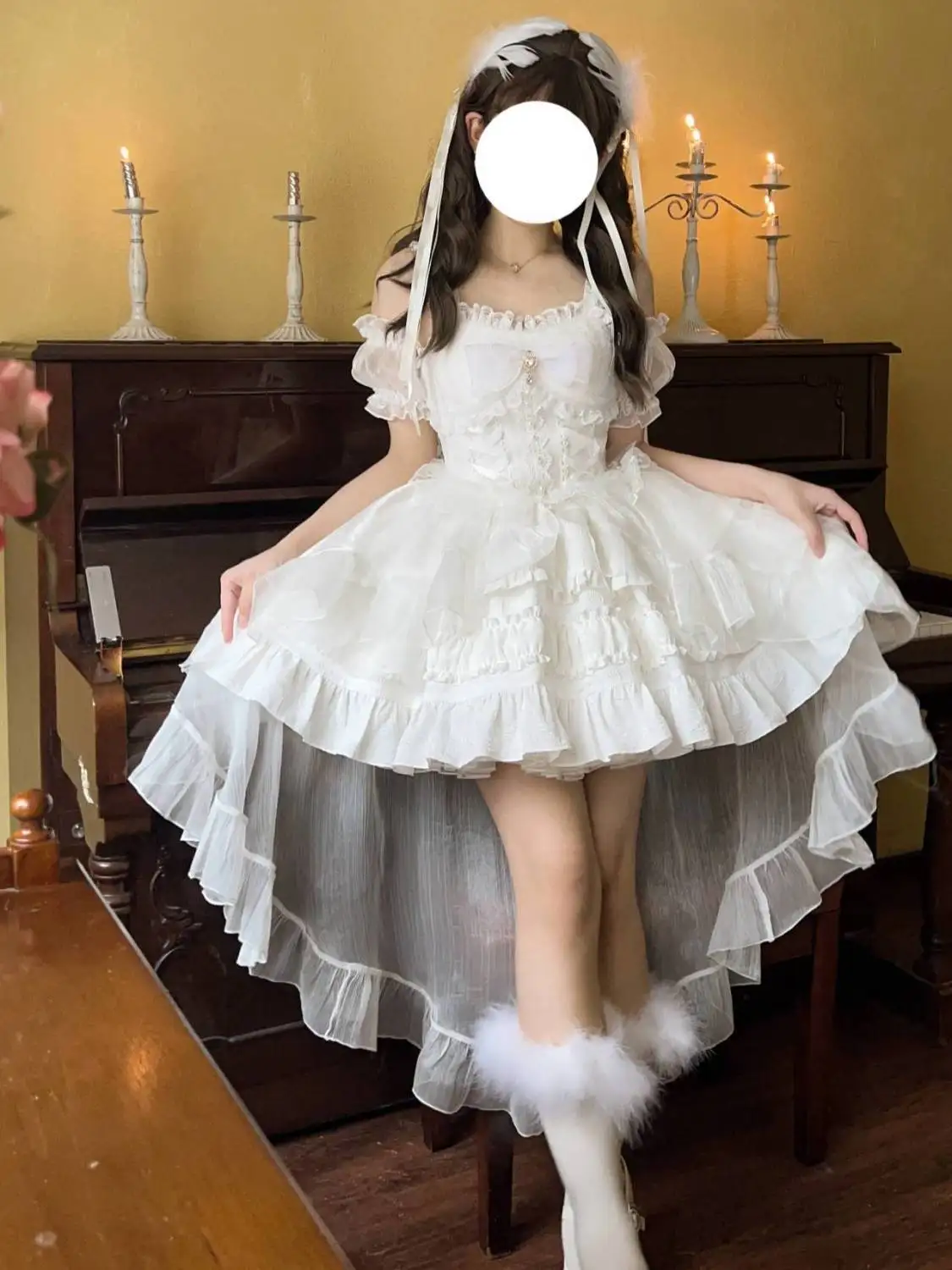 【Rose Story】Coalfell ~ New Original Design Lolita Dress Jsk Halter Dress Summer