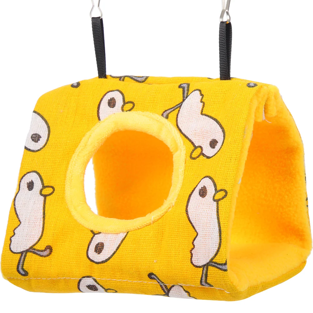 

Xuan Feng Plush Hammock Cotton Parrot Hammock Warm Nest Pet Bird Sleeping House Simple Hanging Hut Bed