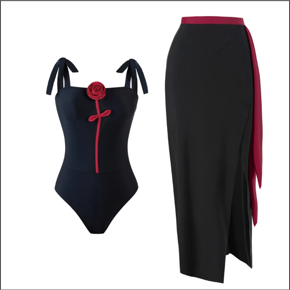 SUNSIREN сексуальный женский купальник с 3D цветком цельный купальный костюм