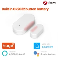zigbee 3 0 tuya smart contact detectors security gate door window sensor transducer smart life home works with alexa google home