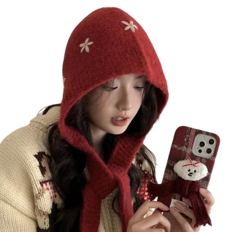 Цветочное украшение Вязаная шапка Вязание крючком Стили Домашние шапки для