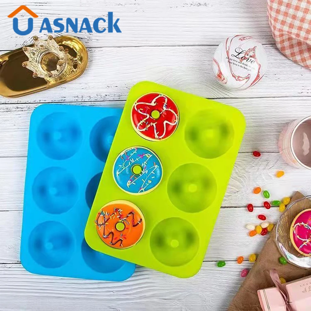 

Donut Mold Silicone mold Baking Pan Non-Stick Baking Pastry Chocolate Muffins Mold DIY Baking Tray Doughnut Dessert Making Tools