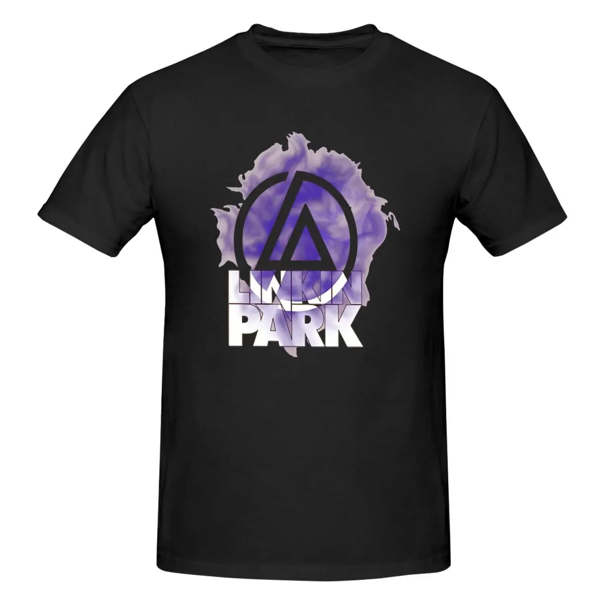 Футболка мужская с коротким рукавом и круглым вырезом из чистого хлопка