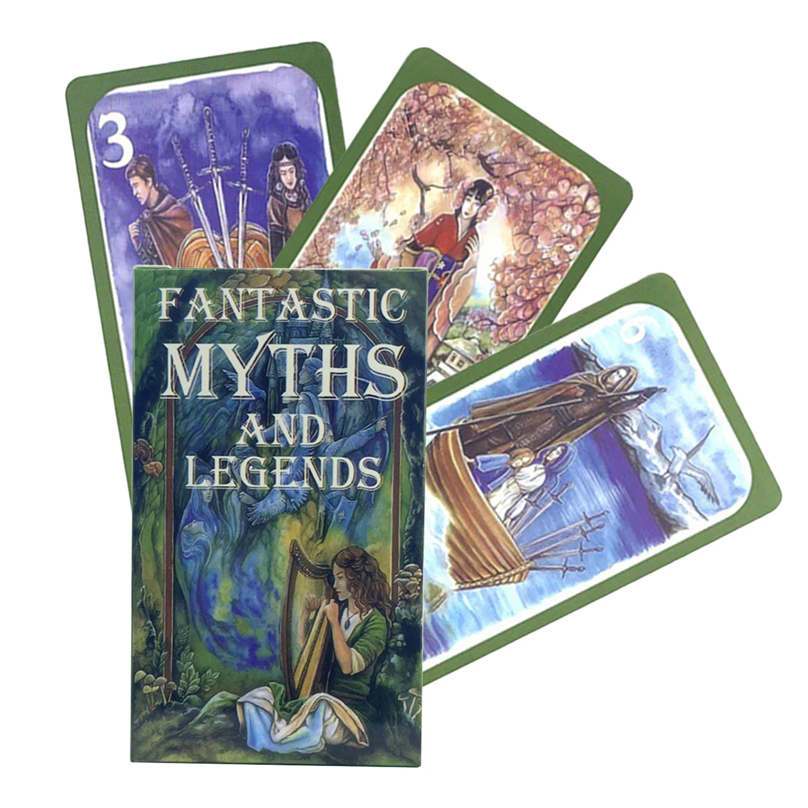 

Tarot Deck Oracle Card Fantastic Myths And Legends Tarot Deck Game Board Game Divination Party Small Poker