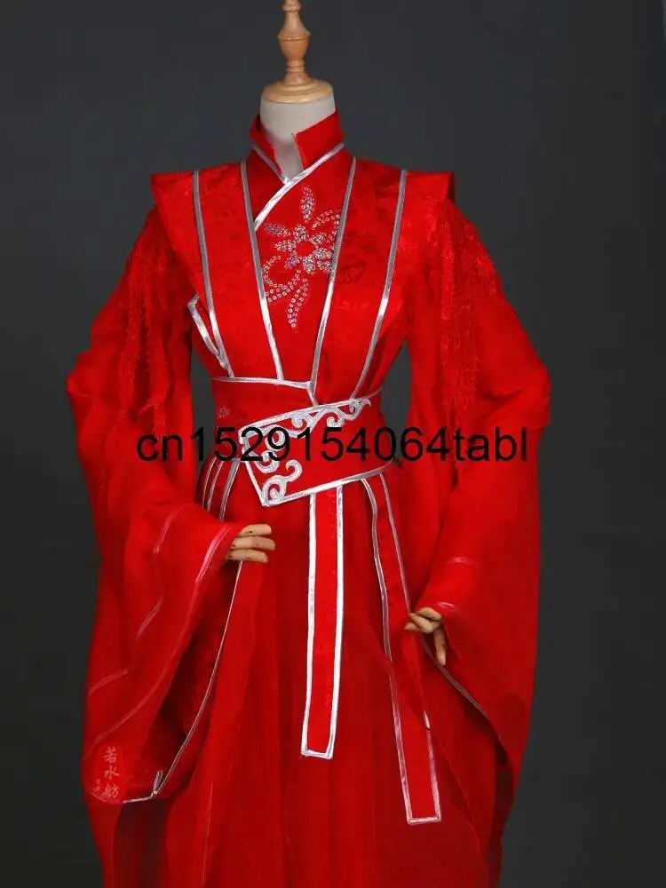 Фото Xielian Tian Guan Ci Fu Huacheng Косплей Свадебный костюм Xielian Huacheng Древний костюм Xilian Hanfu Платье Хэллоуин №3